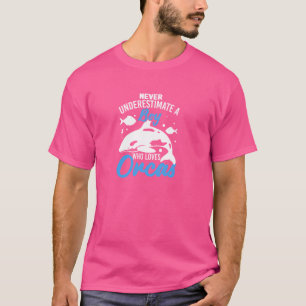 Camiseta Gráfica Orca Para Niños Hombres Ballena Hoodie 3