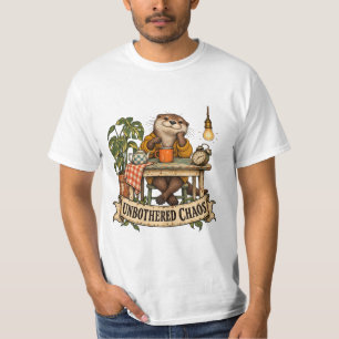 Camiseta Gráfica Original Caos Sin Preocupacione