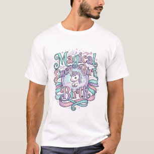 Camiseta Gráfica Original Unicornio Mágico Desde e