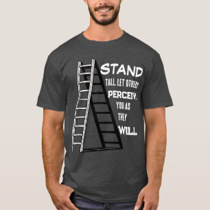 Camiseta Gráfica Oscura de Escalera de Cita Estoic