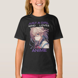 Camiseta gráfica para Chicas Anime