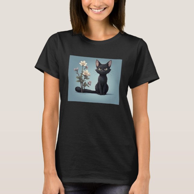 Camiseta gráfica para gato personalizado - 😺 para (Anverso)