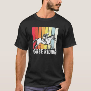 Camiseta gráfica para hombre de equitación para ji