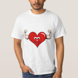 Camiseta Gráfica para Hombres Strong Heart - Motiv