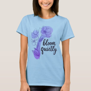 Camiseta gráfica para mujer Bloom Quietly Minim