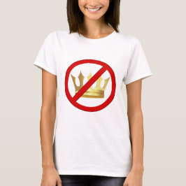 Camiseta gráfica para mujeres No Kings