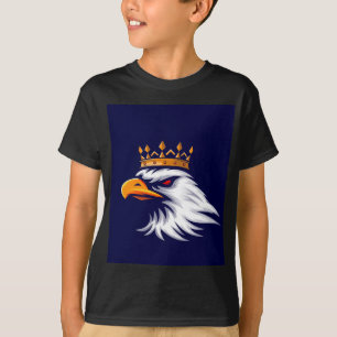 Camiseta gráfica para niños Águila Corona Real