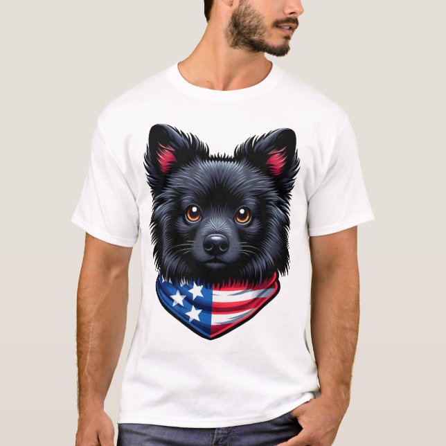Camiseta gráfica Patriot Pup (Anverso)