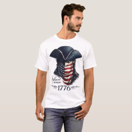 Camiseta Gráfica Patriótica Desafiante Desde 1776