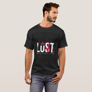 Camiseta gráfica perdida para hombre - Urbano mode