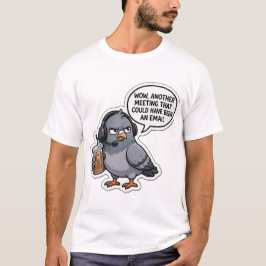 Camiseta gráfica personalizada con cita divertida