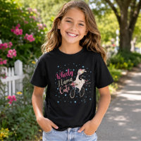 Camiseta gráfica personalizada de Llama divertida