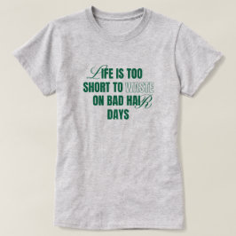 Camiseta gráfica personalizada divertida buen mal 