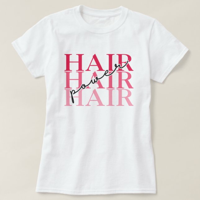 Camiseta gráfica personalizada linda "Poder del Ca (Diseño del anverso)