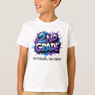 Camiseta gráfica personalizada para niños - Regres