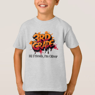 Camiseta gráfica personalizada para niños - Regres