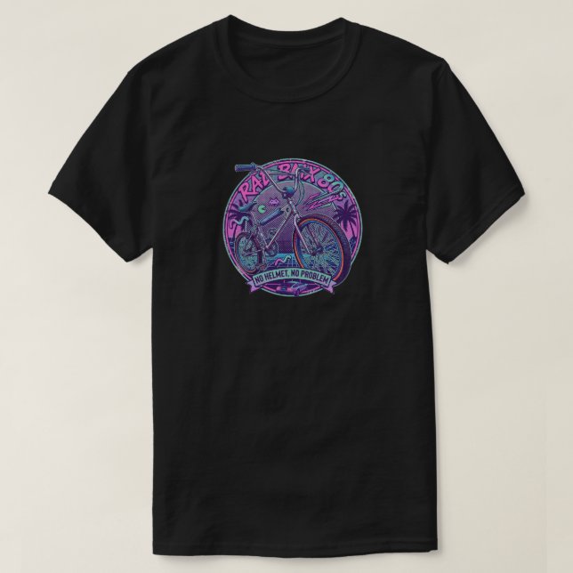 Camiseta gráfica Rad BMX 80s (Diseño del anverso)