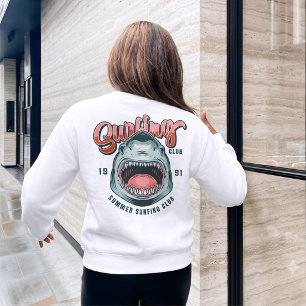 Camiseta gráfica retro de club de surf Sudaderas