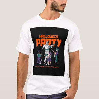 Camiseta gráfica retro de Halloween para hombre co