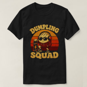 Camiseta Gráfica Retro de Vintage Skater Dumpling