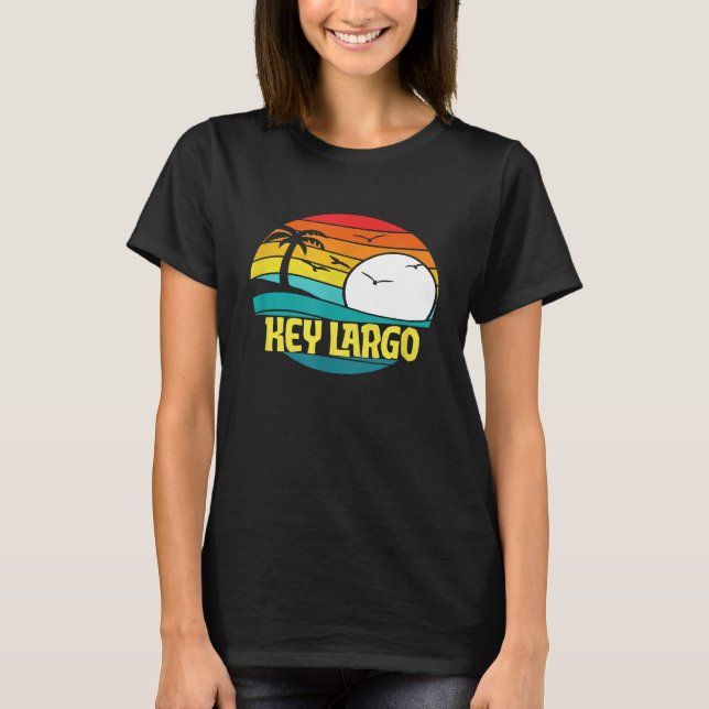 Camiseta Gráfica retro Key Largo Sun Surf 80 (Anverso)