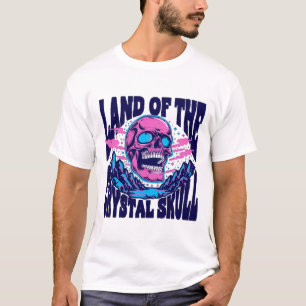 Camiseta Gráfica Retro Land of the Crystal Skull