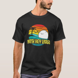 Camiseta Gráfica retro North Key Largo Sun Surf 80