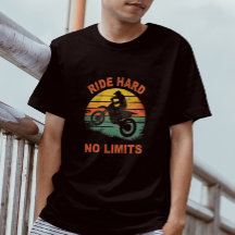 Camiseta gráfica retro puesta de sol sin límites p