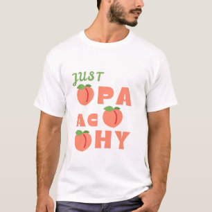 Camiseta Gráfica Retro Simplemente Melocotón