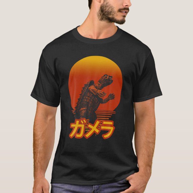 Camiseta Gráfica retro vintage de Gamera (Anverso)