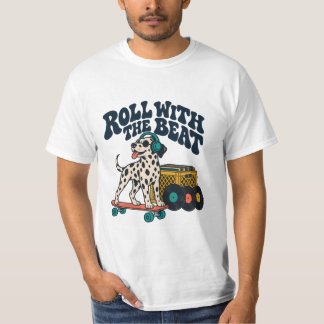 Camiseta gráfica 'Roll With The Beat'