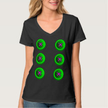 Camiseta gráfica Sé una muñeca con grandes botones