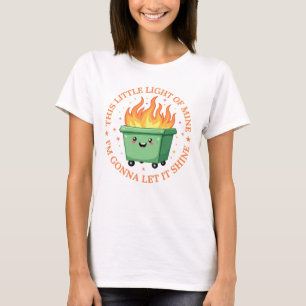 Camiseta gráfica simple de mujeres para salud ment