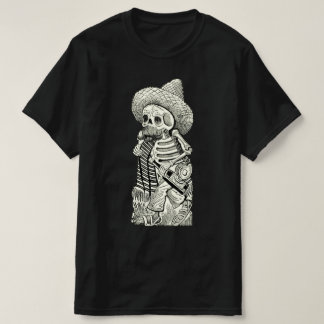 Camiseta gráfica Skeleton Vintage
