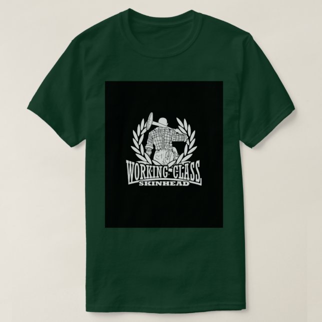 Camiseta Gráfica Skinheads de clase trabajadora (Diseño del anverso)