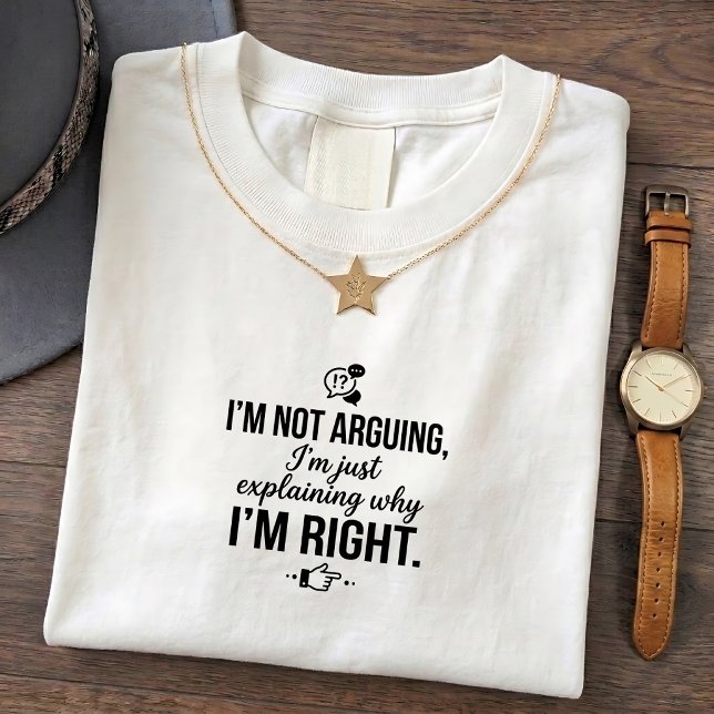 Camiseta Gráfica Solo Explicando Discutiendo Bien (Subido por el creador)