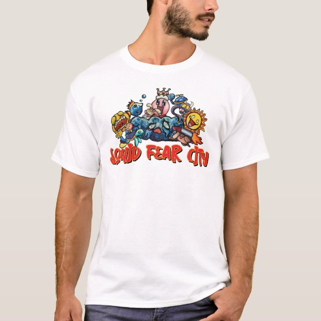 Camiseta Gráfica Squid Fear City (Anverso)