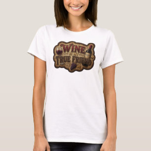Camiseta gráfica Statement Gold EL VINO ES MI VERD