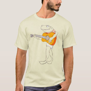 Camiseta gráfica Strummer de guitarra de rana masc