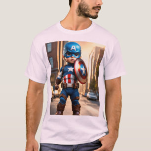 Camiseta Gráfica Super Boy Héroe   Super Moderno y