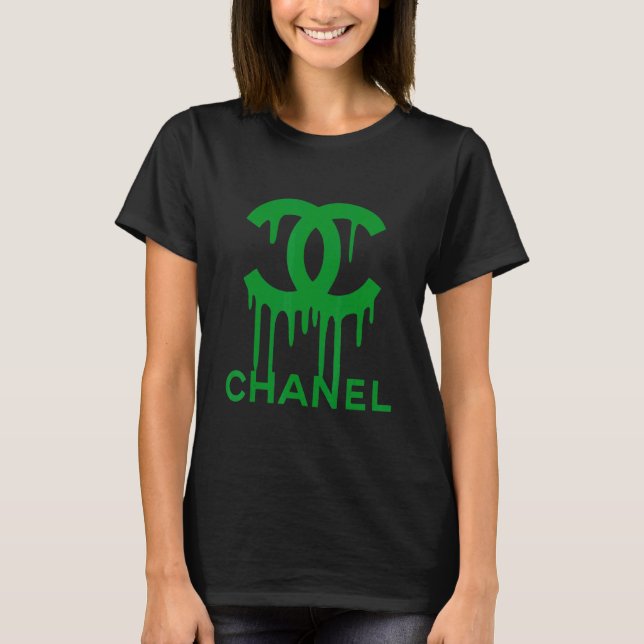 Camiseta Gráfica Tees Dripping Sneaker Match 3 Pine Green (Anverso)