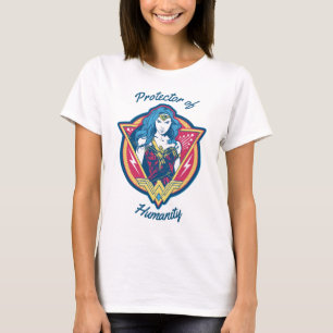Camiseta Gráfica Tri-Color De Mujer Maravilla