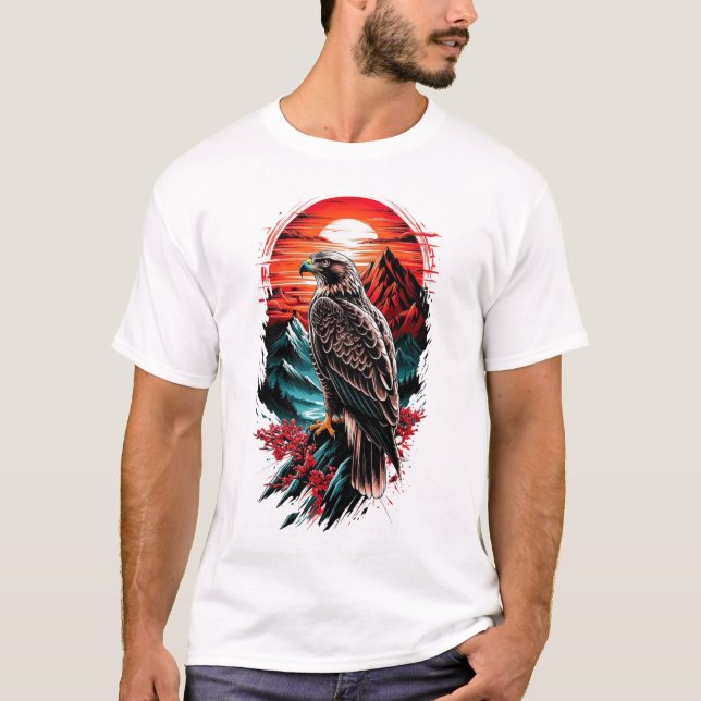 Camiseta Gráfica Tribal Sun (Anverso)