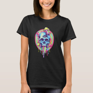 Camiseta Gráfica Trippy de hongos mágicos