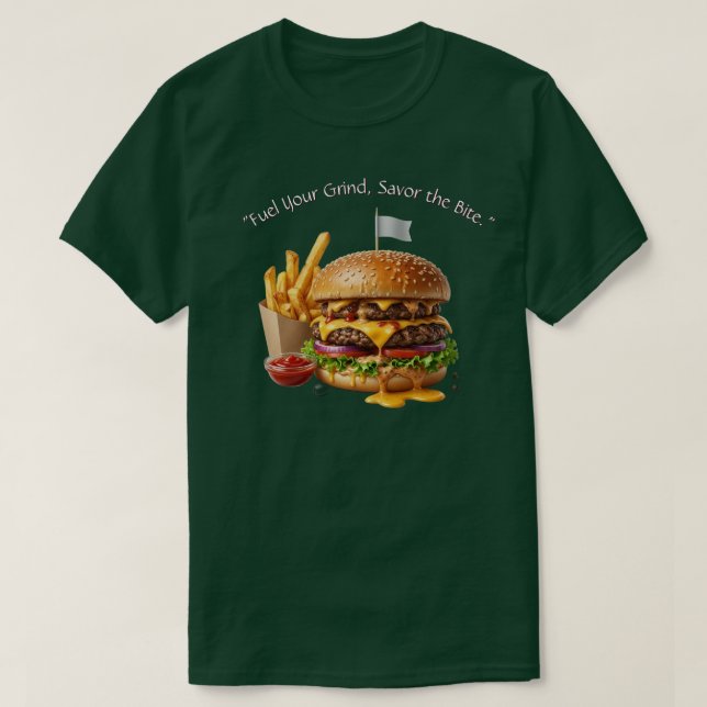 Camiseta gráfica Ultimate Double Cheeseburger & Fr (Diseño del anverso)