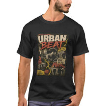 Camiseta gráfica URBAN BEAT "No Hype" Vintage Hip-