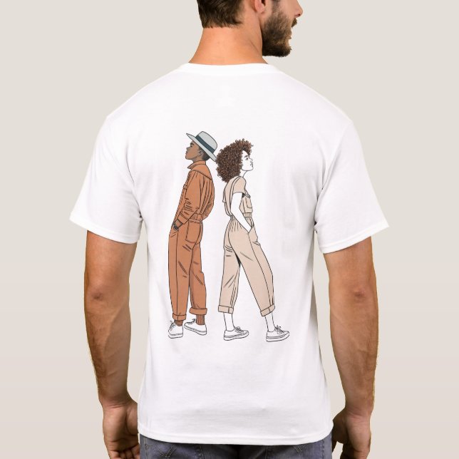 Camiseta gráfica "Urban Edge" (Reverso)