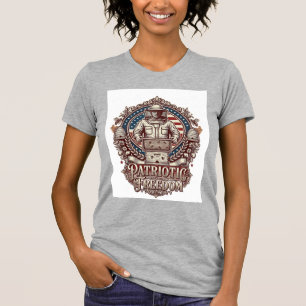 Camiseta gráfica vectorial de apicultor patriota