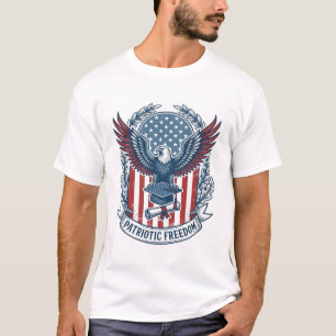 Camiseta gráfica vectorial de graduación patriótic