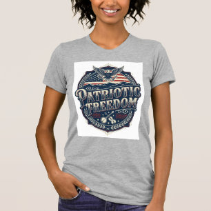 Camiseta gráfica vectorial de la herencia patrióti